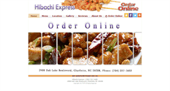 Desktop Screenshot of hibachiexpresscharlotte.com